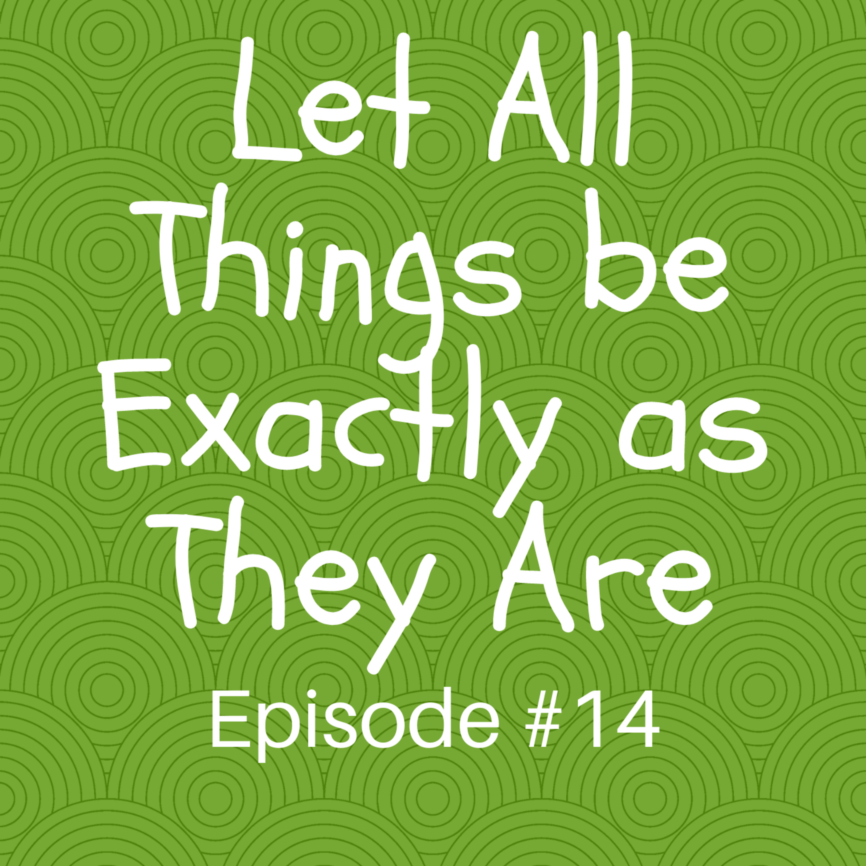 Episode #14 Let All Things Be Exactly As They Are