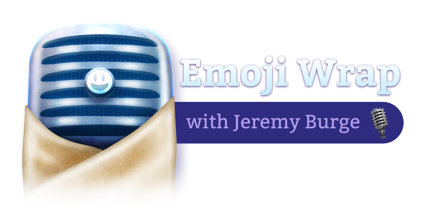 Podcast banner website emojiwrap